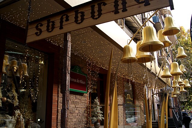 Decoratie aan de Pushkin Street