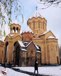 Holy Mother of God onder de sneeuw